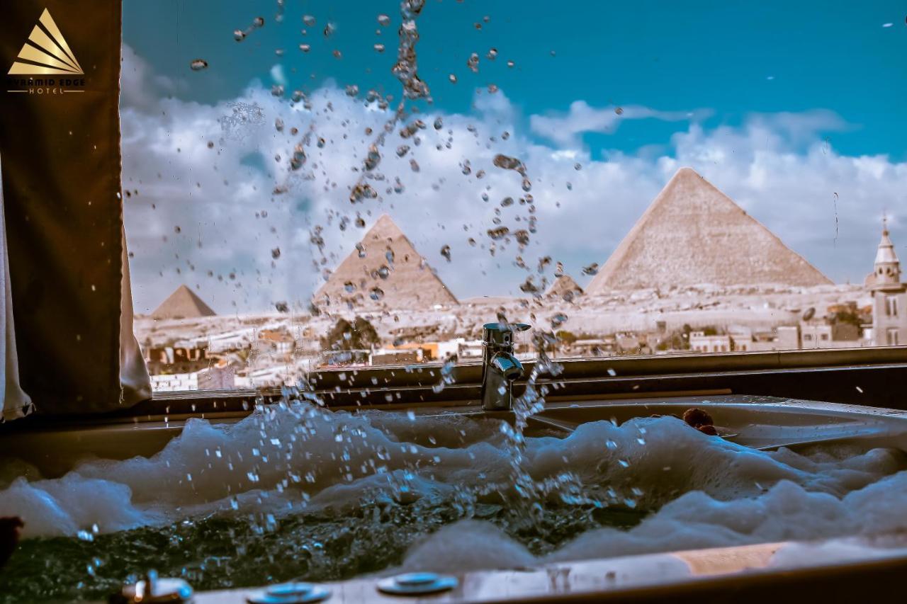 Pyramid Edge Hotel & Exclusive Pyramids View Rooftop Kafret el-Gabal Dış mekan fotoğraf